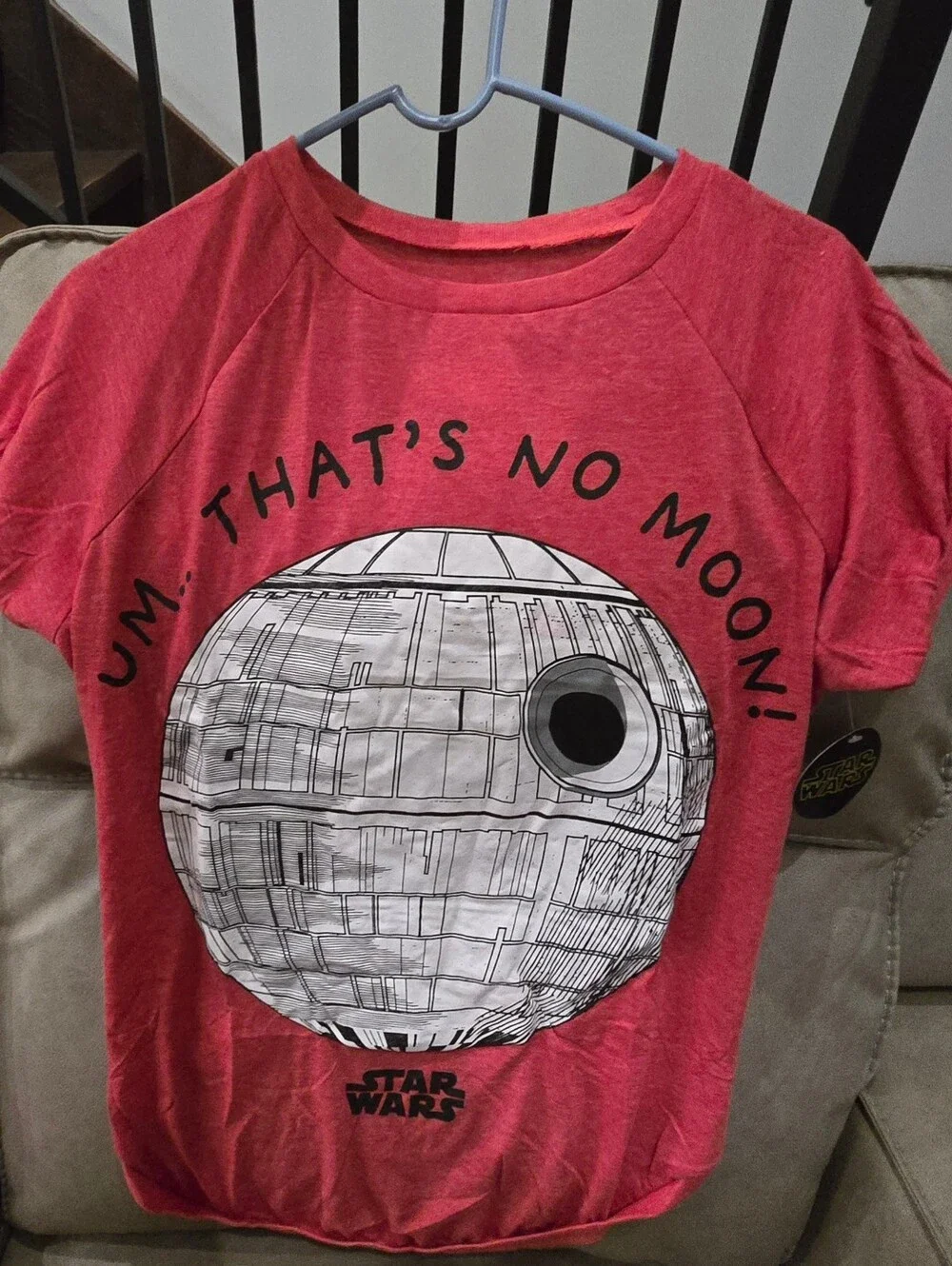 Star Wars Dog Shirt Red Death Star Graphic Tee